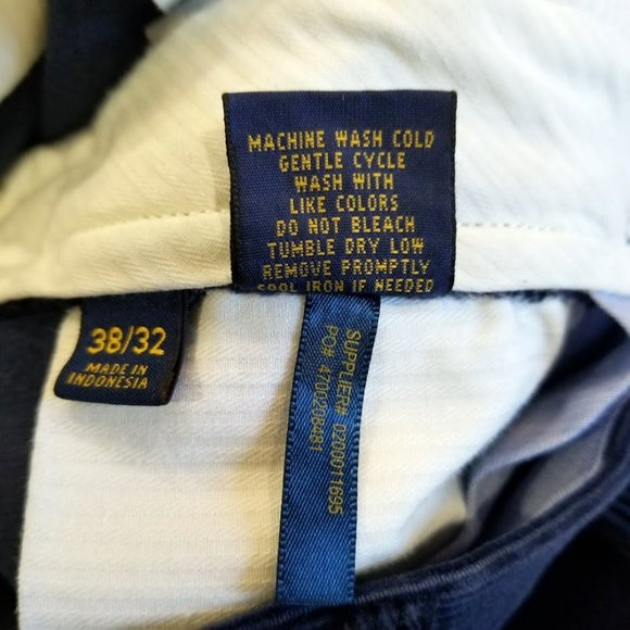 Polo Ralph Lauren Corduroy Pants Mens 38x32 Blue Classic Fit (Act: 39x31) - Picture 13 of 15